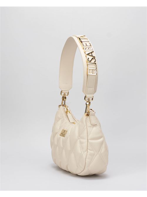 Embossed fabric hobo bag with lettering Elisabetta Franchi ELISABETTA FRANCHI | Bag | BS63A47E2CI4